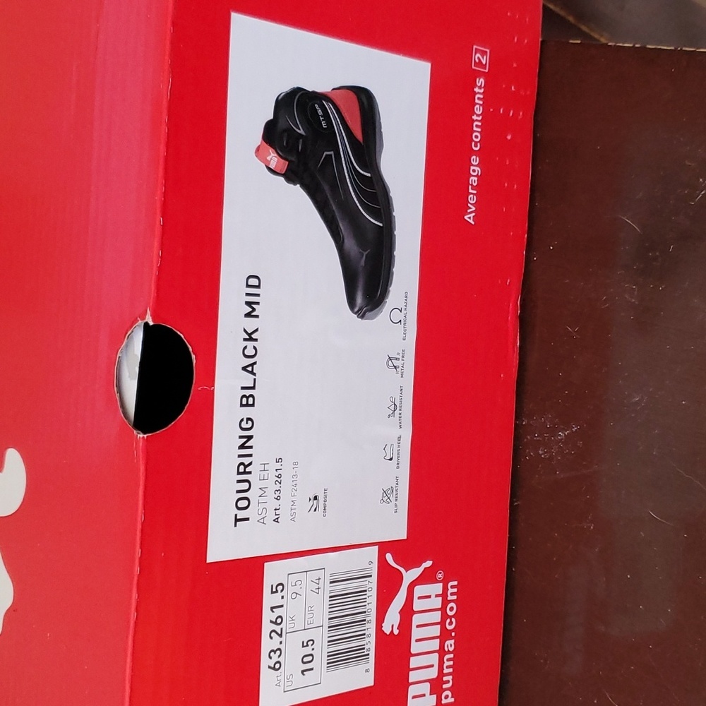 Puma work boot shoe